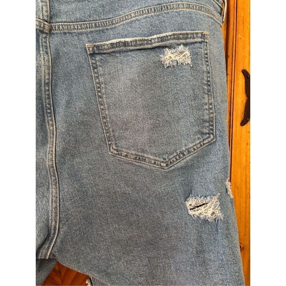 Torrid Button Fly Distressed Denim Shorts - Picture 6 of 8